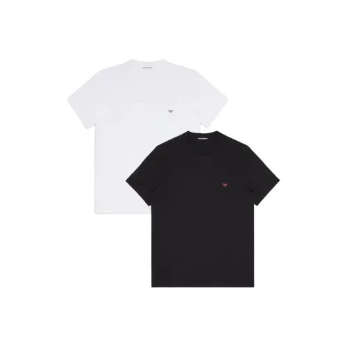 EMPORIO ARMANI Two pack Of Pure Cotton Loungewear T shirts