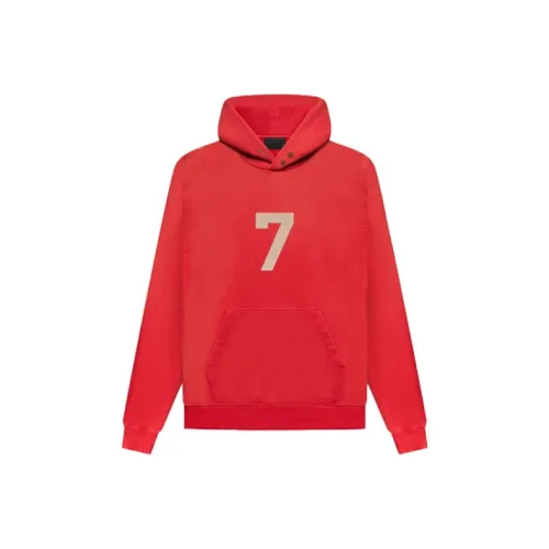 Fear Of God Seventh Season Sweatshirts Men Vintage Red