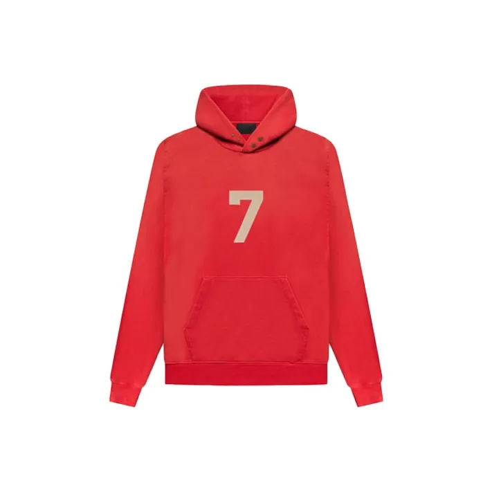Fear Of God Seventh Season Sweatshirts Men Vintage Red-0