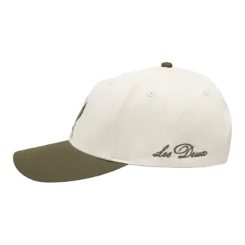 LES DEUX Cotton Baseball Caps Unisex White