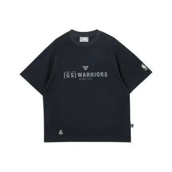 JACK JONES· x NBA Jack&Jones X Warriors Nba T Shirt Men's E42 Phantom Gray