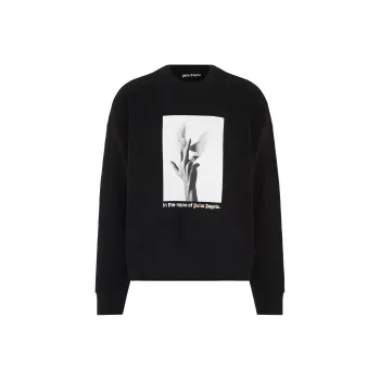 PALM ANGELS Wings Photograph print Sweatshirt