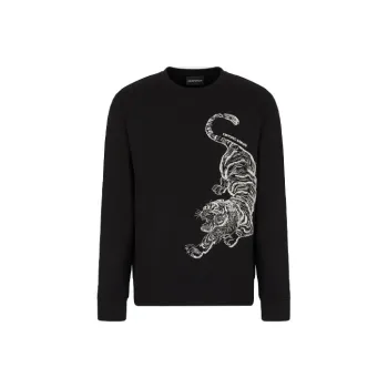EMPORIO ARMANI Sweatshirts Men Black