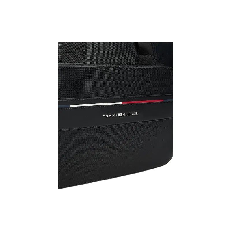 Tommy Hilfiger Polyurethane Laptop Bag Men's Black-3