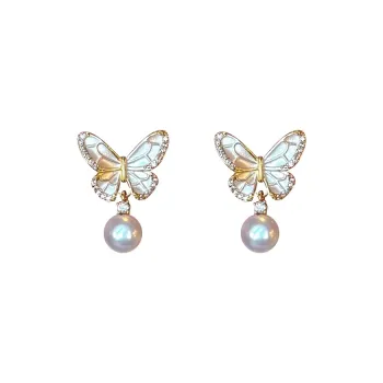 Rhymes Gold Plated Copper Earrings Women's