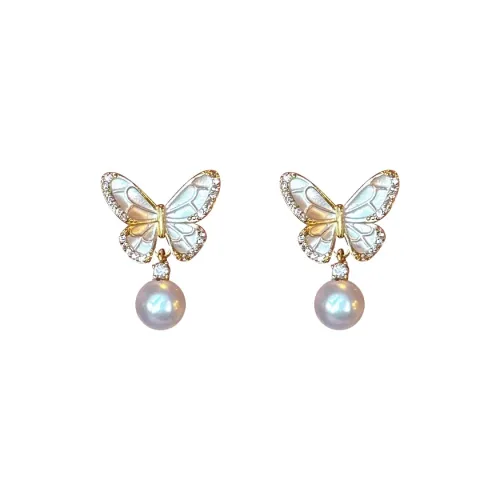 Rhymes Gold Plated Copper Earrings Women's