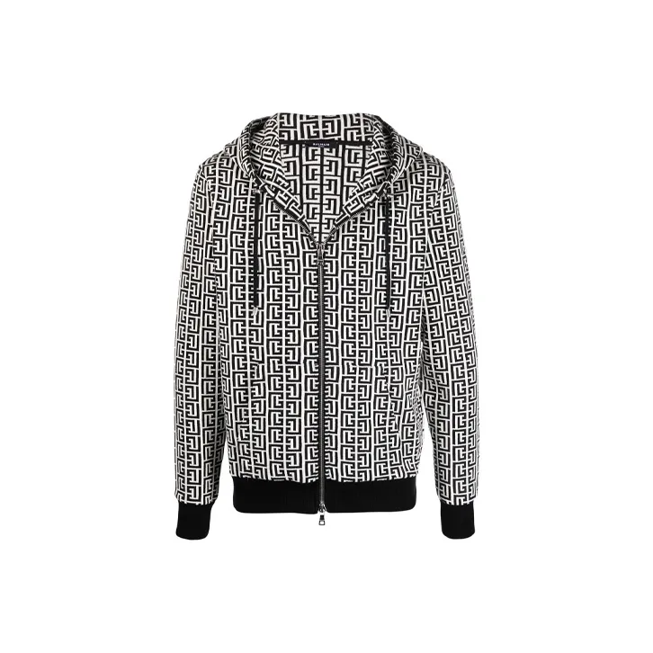 BALMAIN Sweatshirts Men Black-0