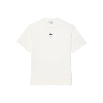 LACOSTE Signature print T shirt