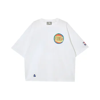 JACK JONES· x NBA T Shirt Men's A06 Raw White