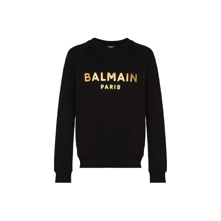 BALMAIN Sweatshirts Men Black-0