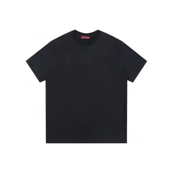 GUCCI Logo Embroidered Crewneck T-Shirt