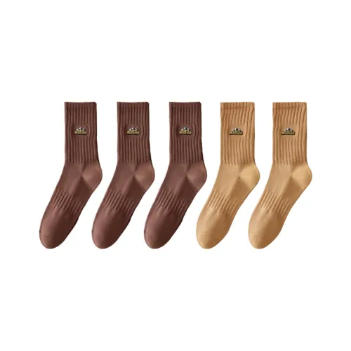 MIIOW Mid Calf Socks Men's 5 Pack
