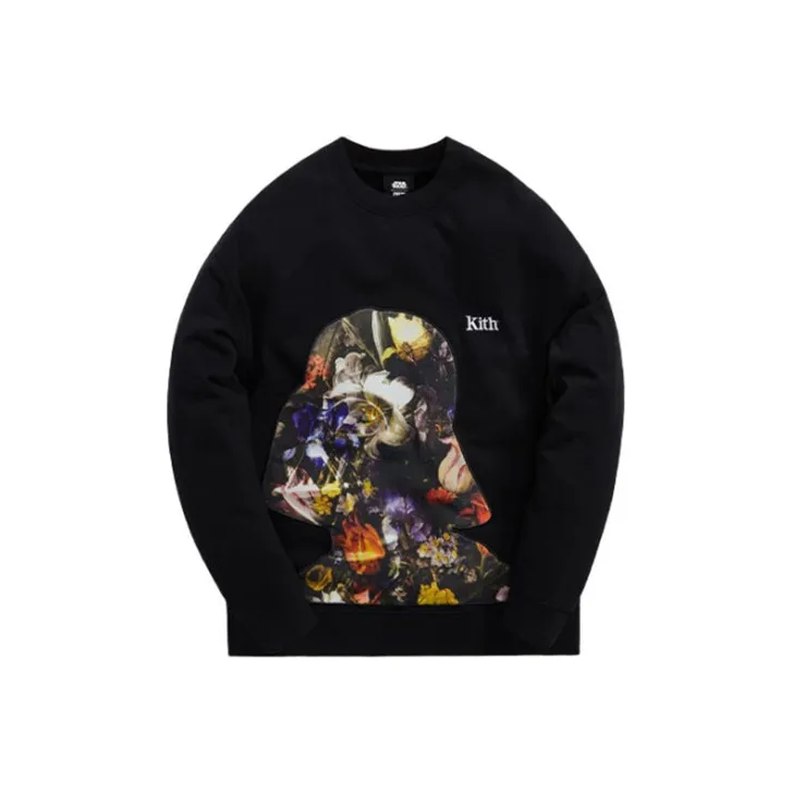 KITH For Star Wars Floral Vader Crewneck-0