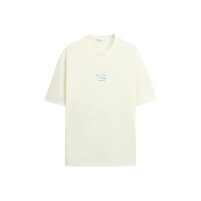ZARA T-Shirt Men's Frosted White-0