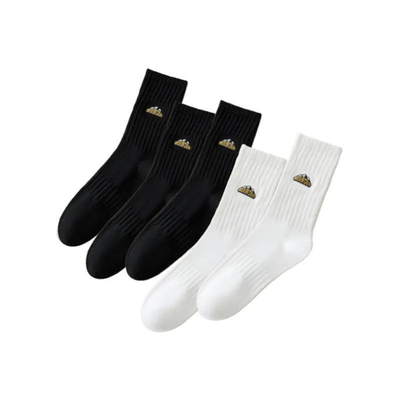 MIIOW Knee High Socks Unisex 5 Pack-6