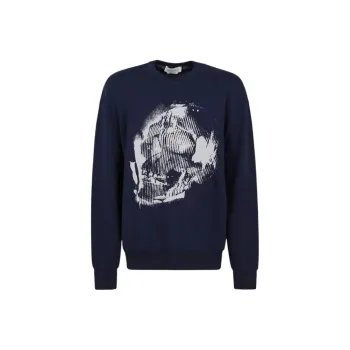 Alexander McQueen Skull Graffiti Jacquard knit Jumper