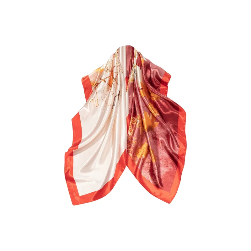 Shanghai Story 100% Polyester Silk Scarves Women's-61