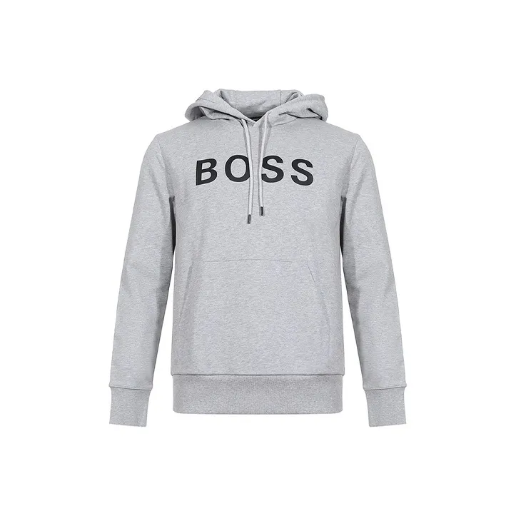 HUGO BOSS Sweatshirts Men Gray-0