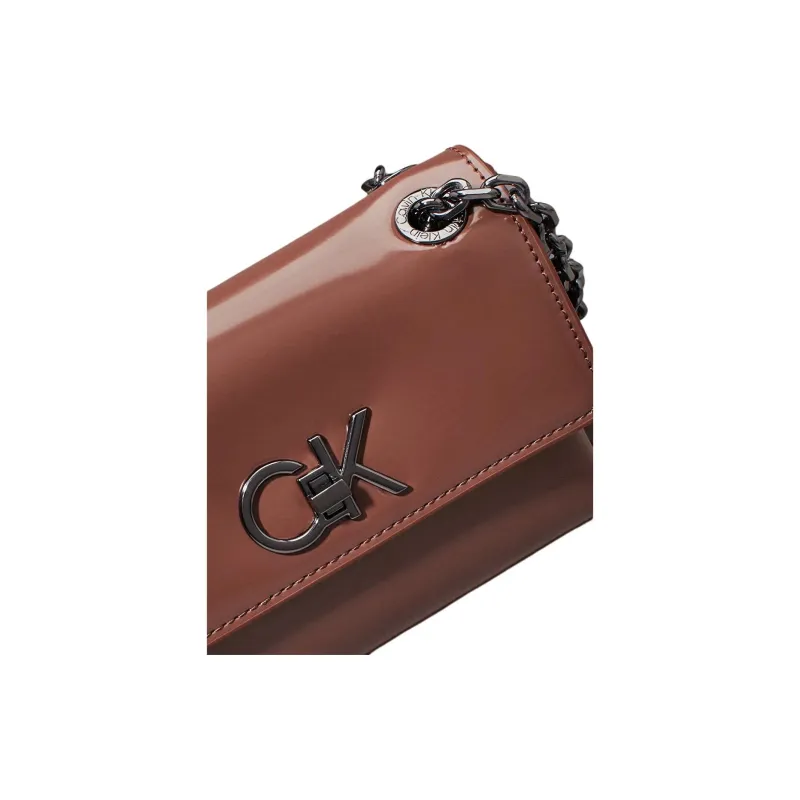 CALVIN KLEIN Artificial Leather Crossbody Bag Shoulder Bag Small Size Women's Orange-3