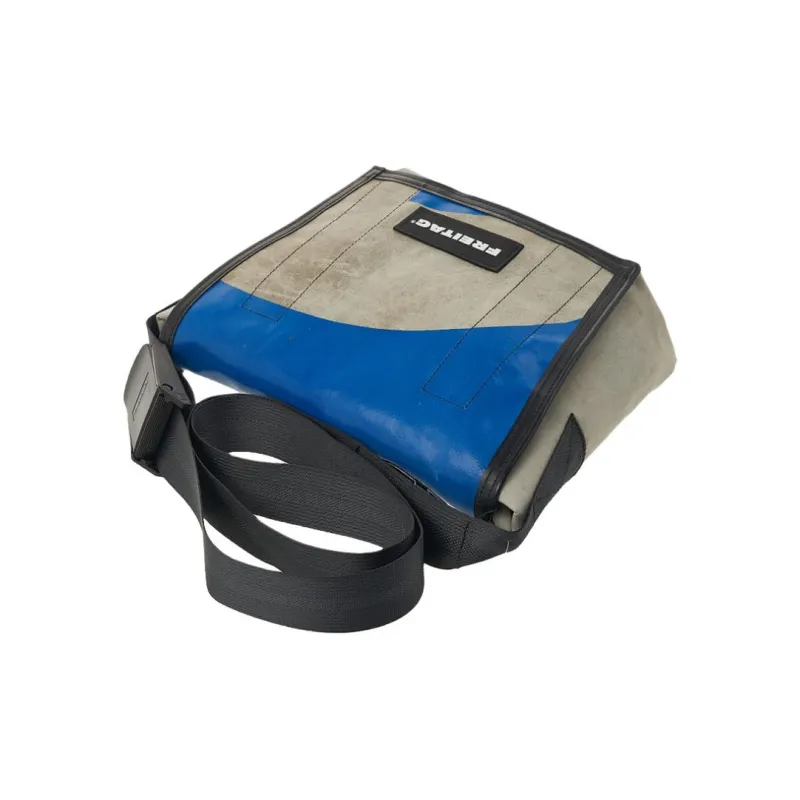 FREITAG PVC Messenger Bag Crossbody Bags Unisex Blue & Gray-9