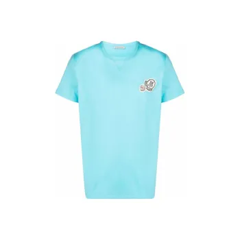Moncler T Shirts Men Blue