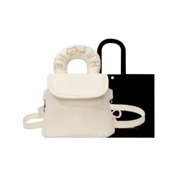 HACIN PU Handbag Women's White/Silver/Black/Pink/Blue