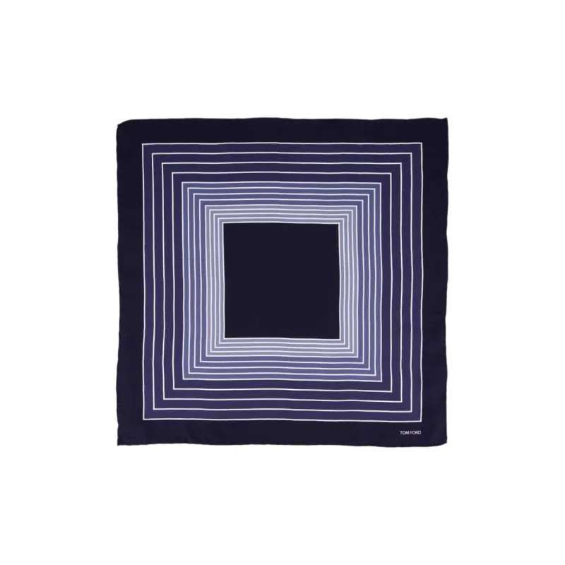 TF Mulberry Silk Scarves Men's Multicolor-0