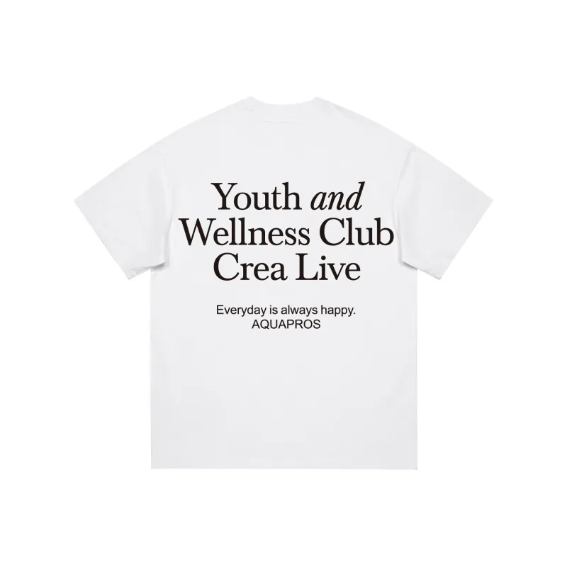 AQUAPROS T Shirts Unisex White-0