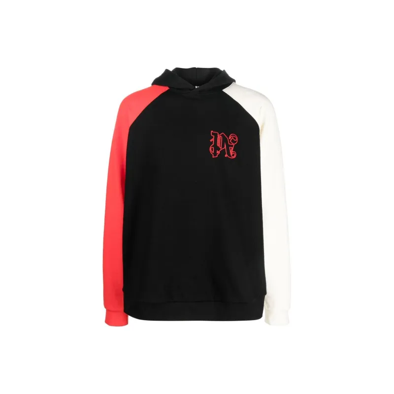 PALM ANGELS Racing Cotton Hoodie-0