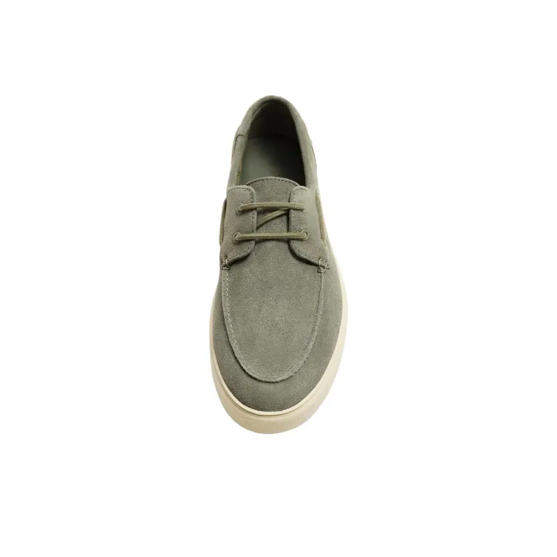 ZARA Boat Shoes Men Green-2