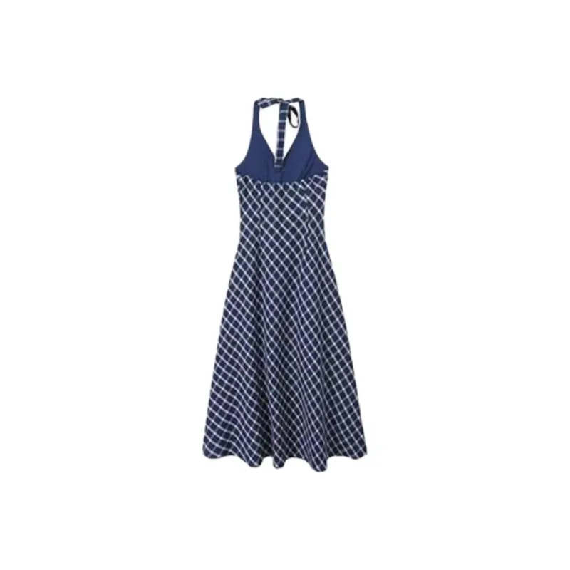 ABCMININ Slip Dress Women's Blue-1