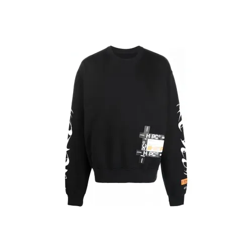 HERON PRESTON Sweatshirts Men Black