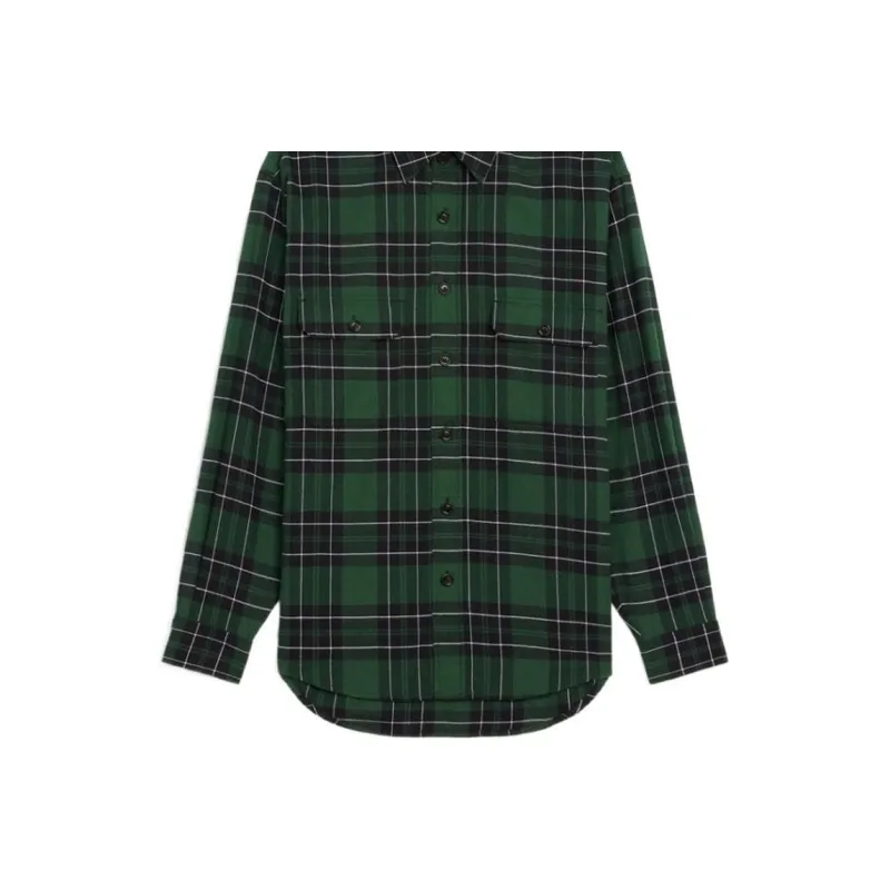 CELINE Shirts Unisex Green-3