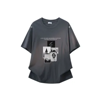YOSICIL T Shirt Unisex Dark Gray