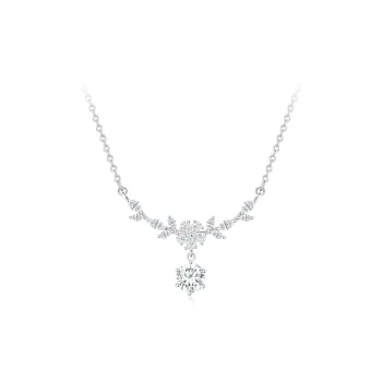 SINO GEM 999 Fine Silver Necklaces Women's