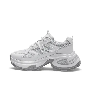 Warrior Anti Slip And Wear Resistant Height Increasing Low Top Chunky Sneakers Women's
