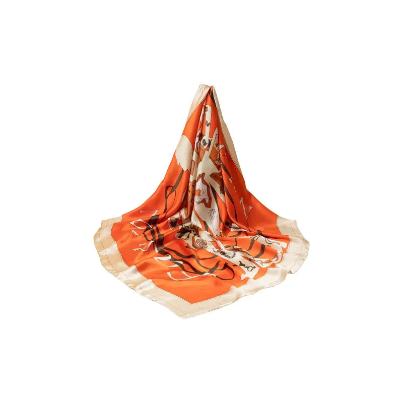 Shanghai Story 100% Polyester Silk Scarves Women's-75