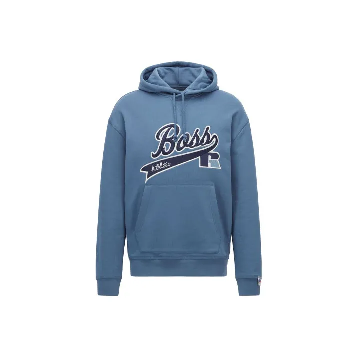 HUGO BOSS x Russell Athletic Sweatshirt Men's Blue-0