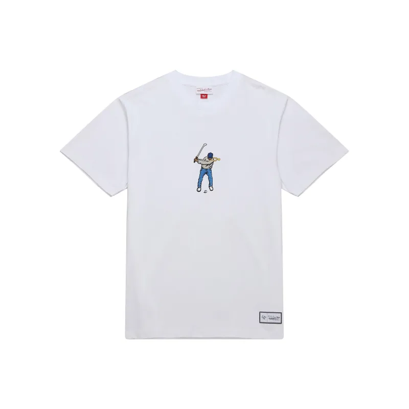 Mitchell & Ness x Eastside Golf SS24 Heavyweight Premium Tee T-Shirt Unisex White-0