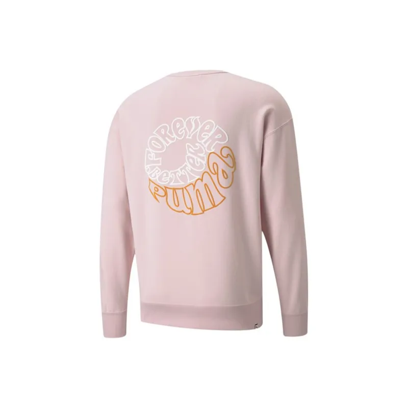 PUMA Downtown Series Sweatshirt Men's Pink-0