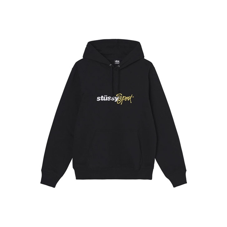 【STUSSY】Stussy Sport App. Hoodie Stussy Mens Sport App. Hoodie - M / L - Black - [118445] | eBay