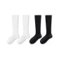 [Compression Calf Socks 32cm]1 Pack Black+1 Pair White