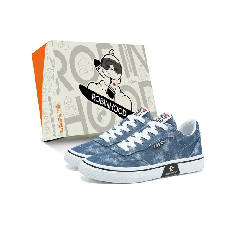 ROBINHOOD Coverage Slip Resistant Cushioning Abrasion Resistant Impact Resistance Low Top Skateboard Shoes Men's-10