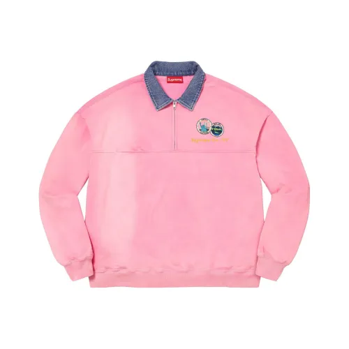Supreme Denim Collar Half Zip P-6