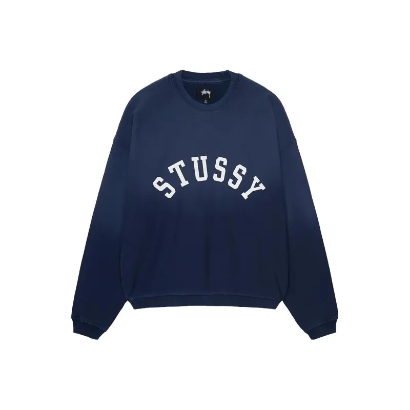 Stussy Sun Faded Oversized Crew-6