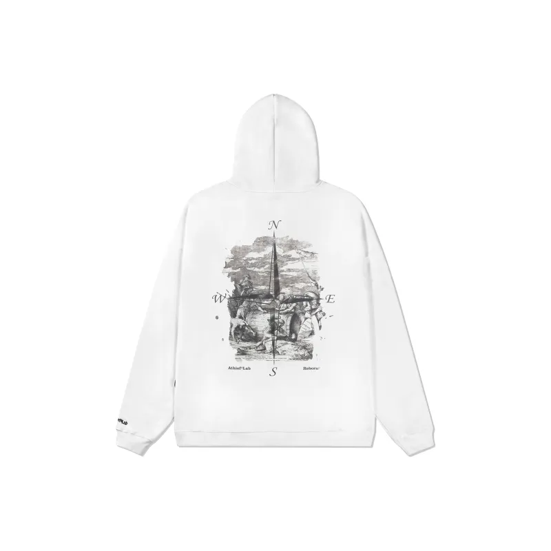 Athief Hooded Loose Fit Sweatshirt Unisex-3