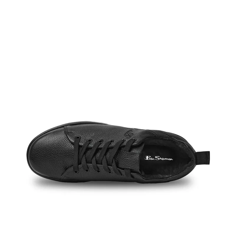 BEN SHERMAN Anti Slip Wear Resistant Low Top Casual Shoes Men's Black-3