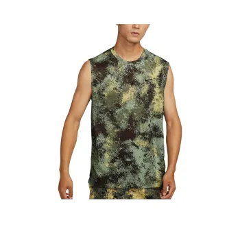 Nike Dri-FIT Sleeveless Fitness T-Shirt Men's Oil Green