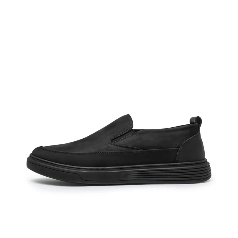 Shu Family Cushioning Breathable Low-Top Casual Shoes Men's Black-0