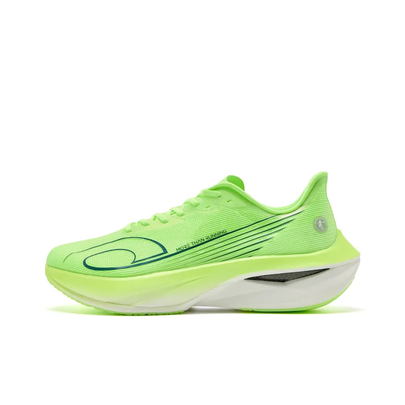 QIAODAN Swift 3PRO Running Shoes Men Low Top Flying Shadow Green Jordan White-0